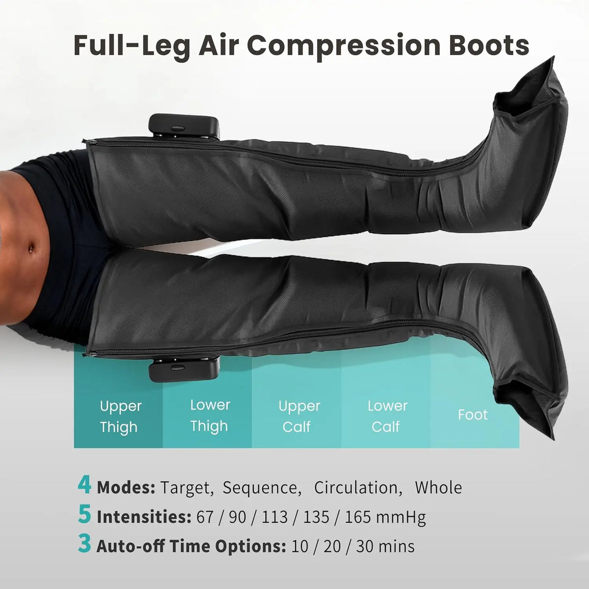 Cordless Air Compression Leg Massager For Circulation