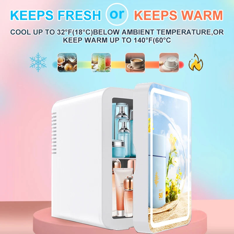 Cooseon 6L Portable Beauty Refrigerator For Cosmetics