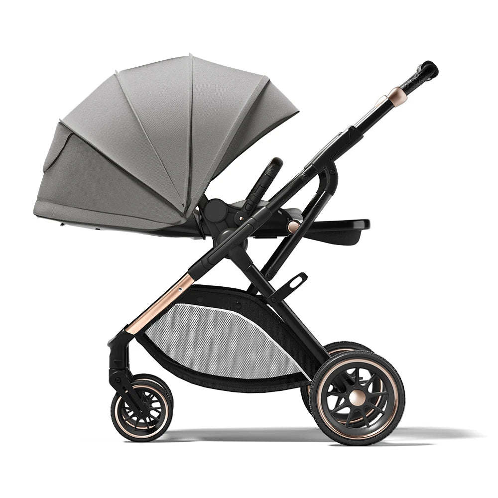 2026 New Arrival Convertible Baby Stroller For Toddler Newborn High Landscape Baby Pushchair With Reversible Seat