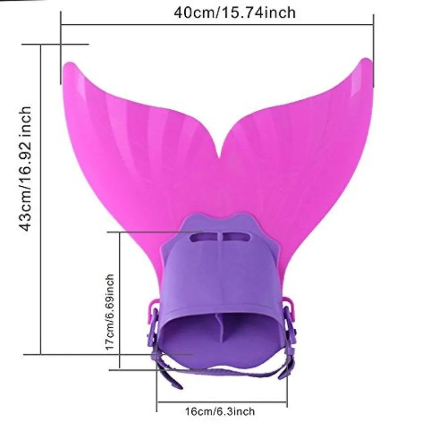 Adjustable Mermaid Swim Fin for Training