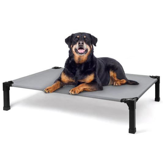 Elevated Cooling Dog Bed With Washable Breathable Frame