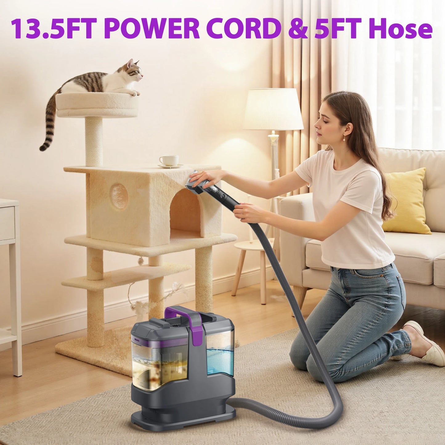 YISORA C9 C9S Portable Carpet Upholstery Cleaner