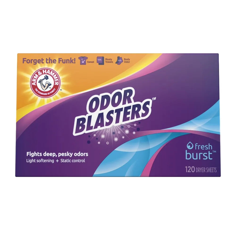 Arm And Hammer Fresh Burst Dryer Sheets 120 Count 4 Boxes