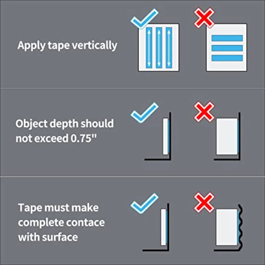 Art3d Double-Sided Mounting Tape Removable