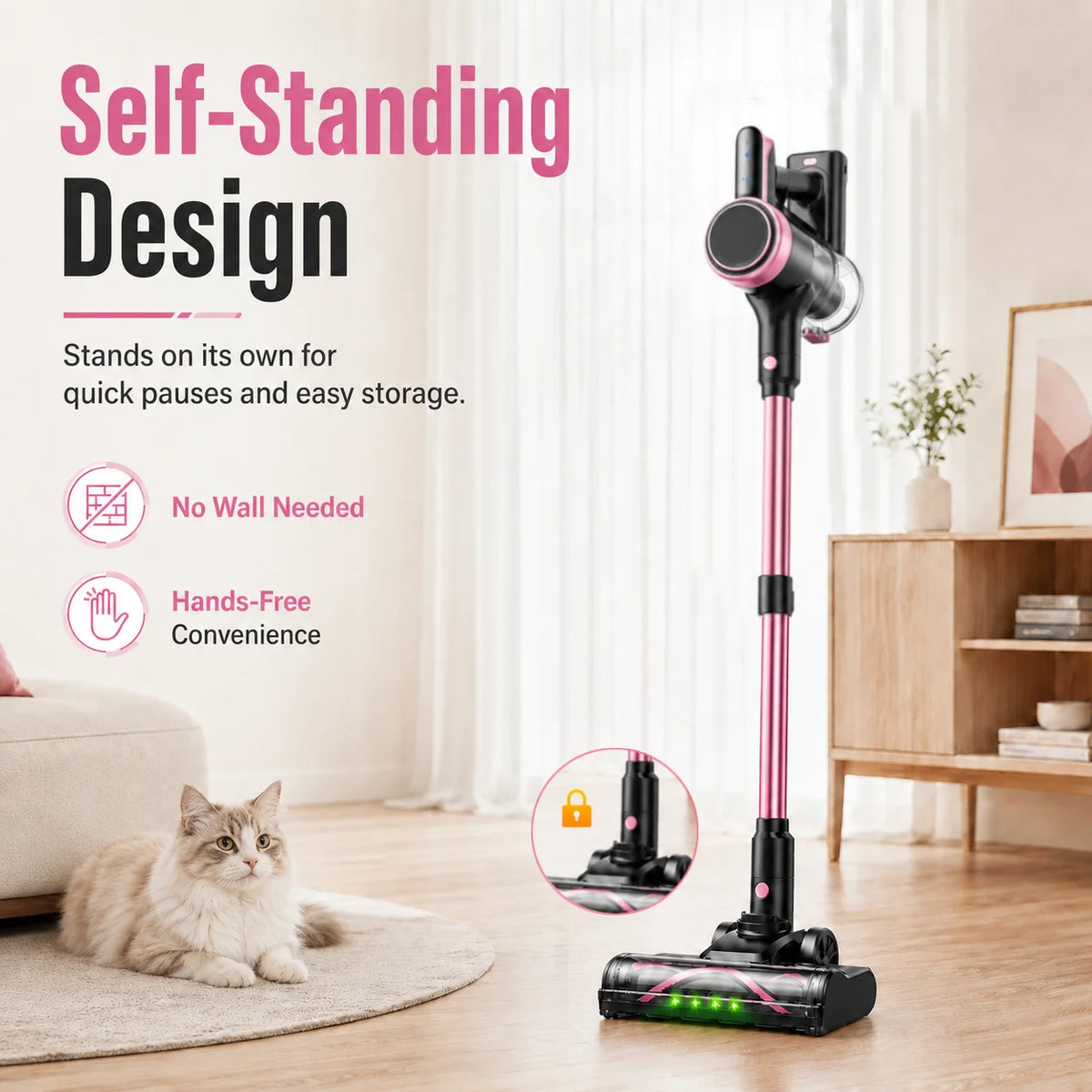 Suxiangvac Cordless Stick Vacuum Cleaner For Home And Pet