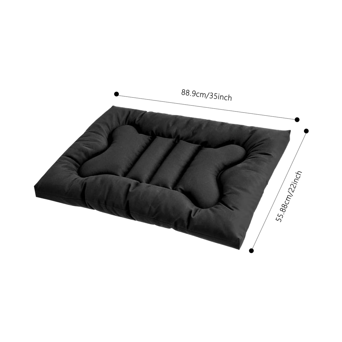 Indestructible Chew Proof Dog Bed Crate Pad