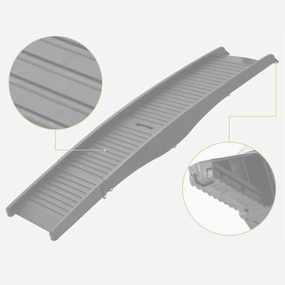 Folding Portable Dog Ramp For Cars Non Slip Rug Surface