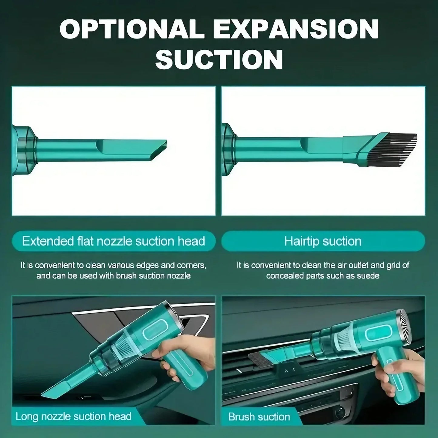 Wireless Handheld Vacuum Cleaner Rechargeable Car And Home