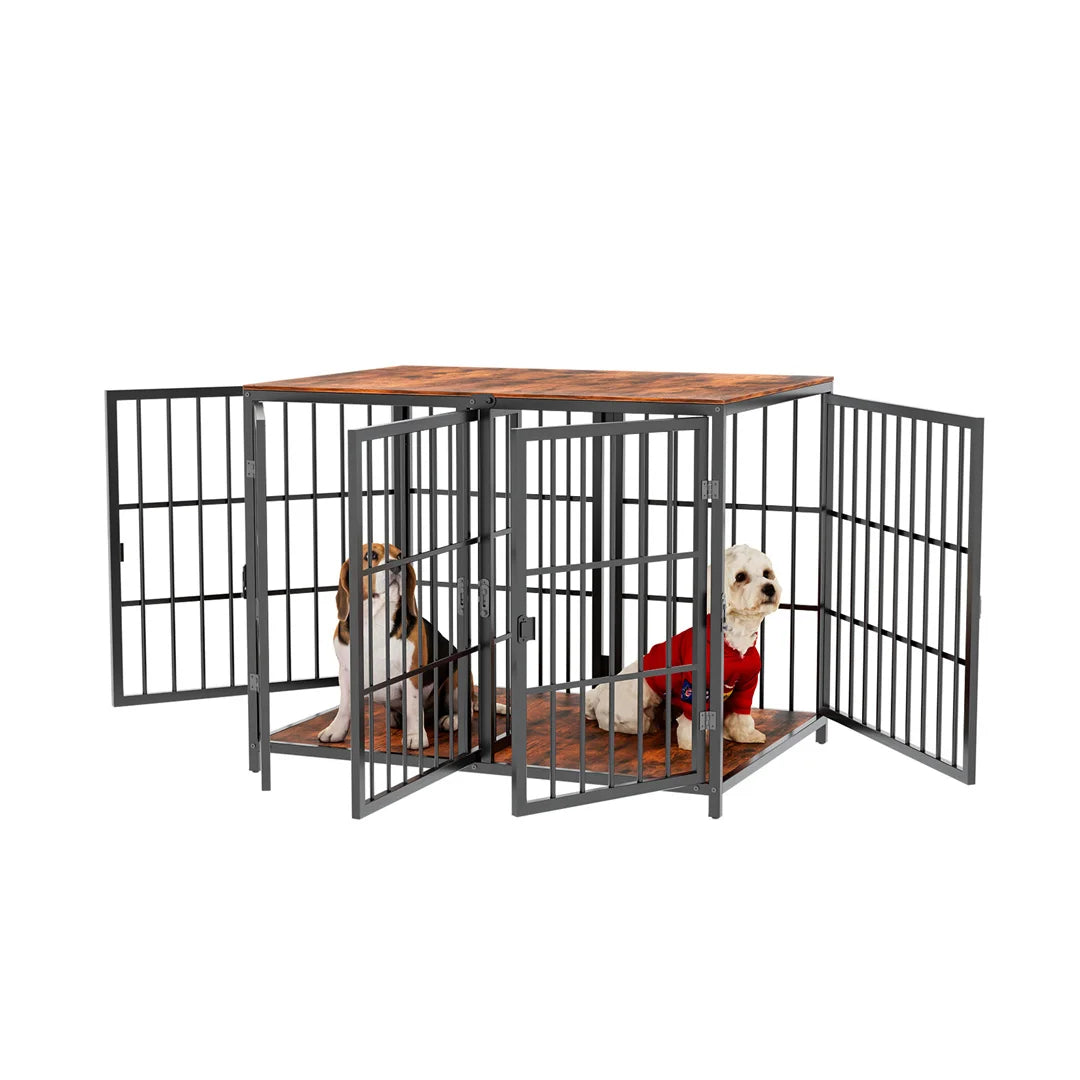 Bingopaw Heavy Duty Dog Crate Side Table Kennel