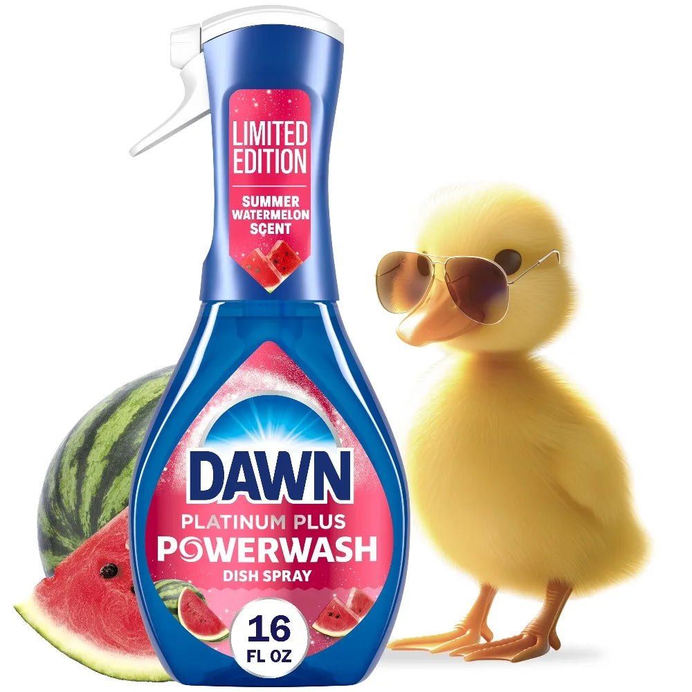 Watermelon Scent Spray Dish Soap Starter Kit