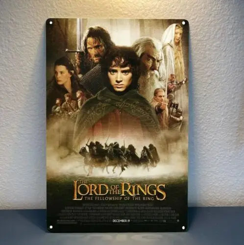 Fellowship Of The Ring Tin Sign Aluminum Poster