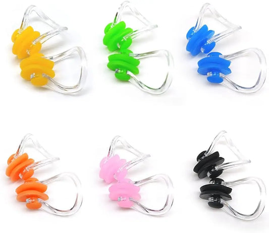 Silicone Swimming Nose Clips 12 Pack For Adults And Kids