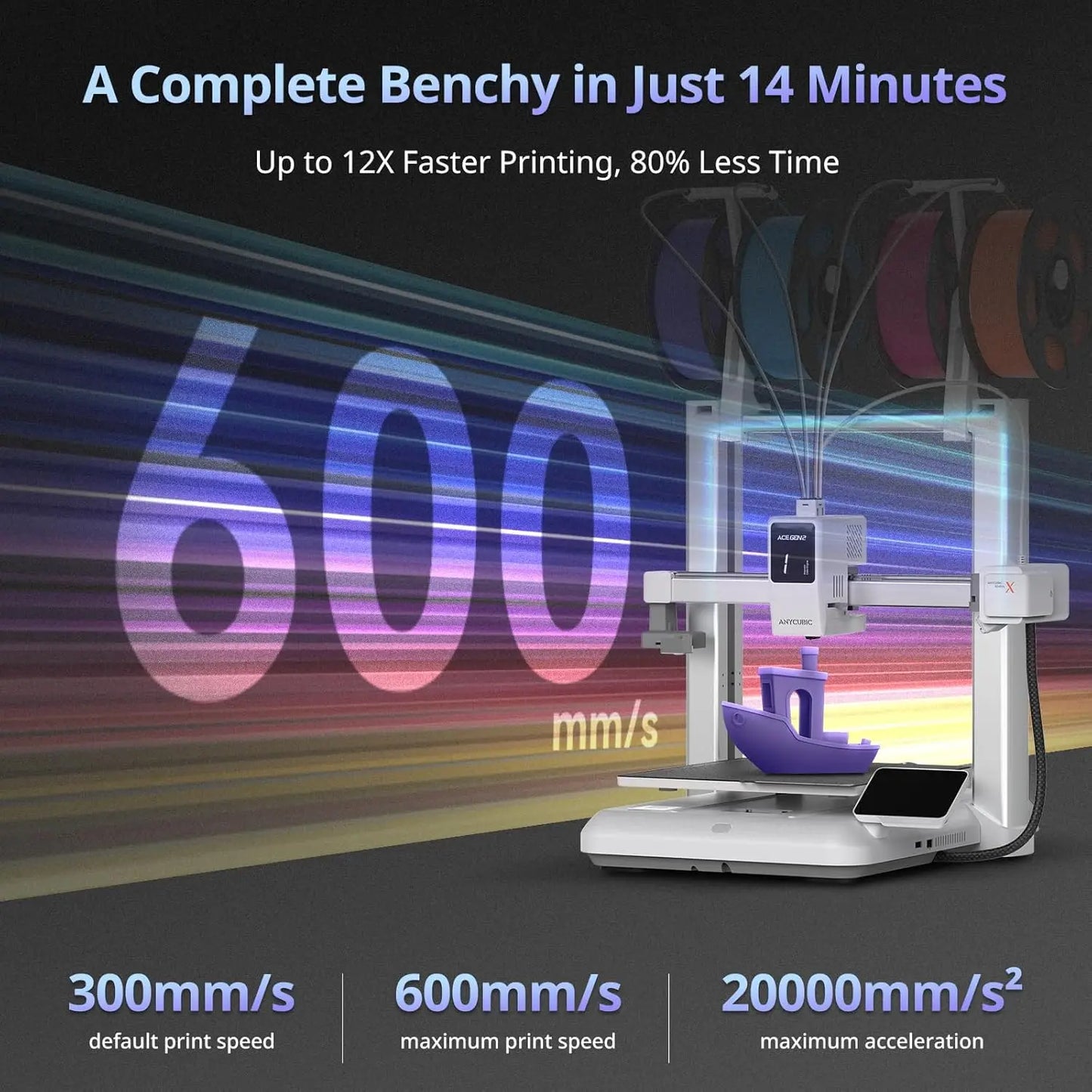 Kobra X Fast 3D Printer With Auto Leveling
