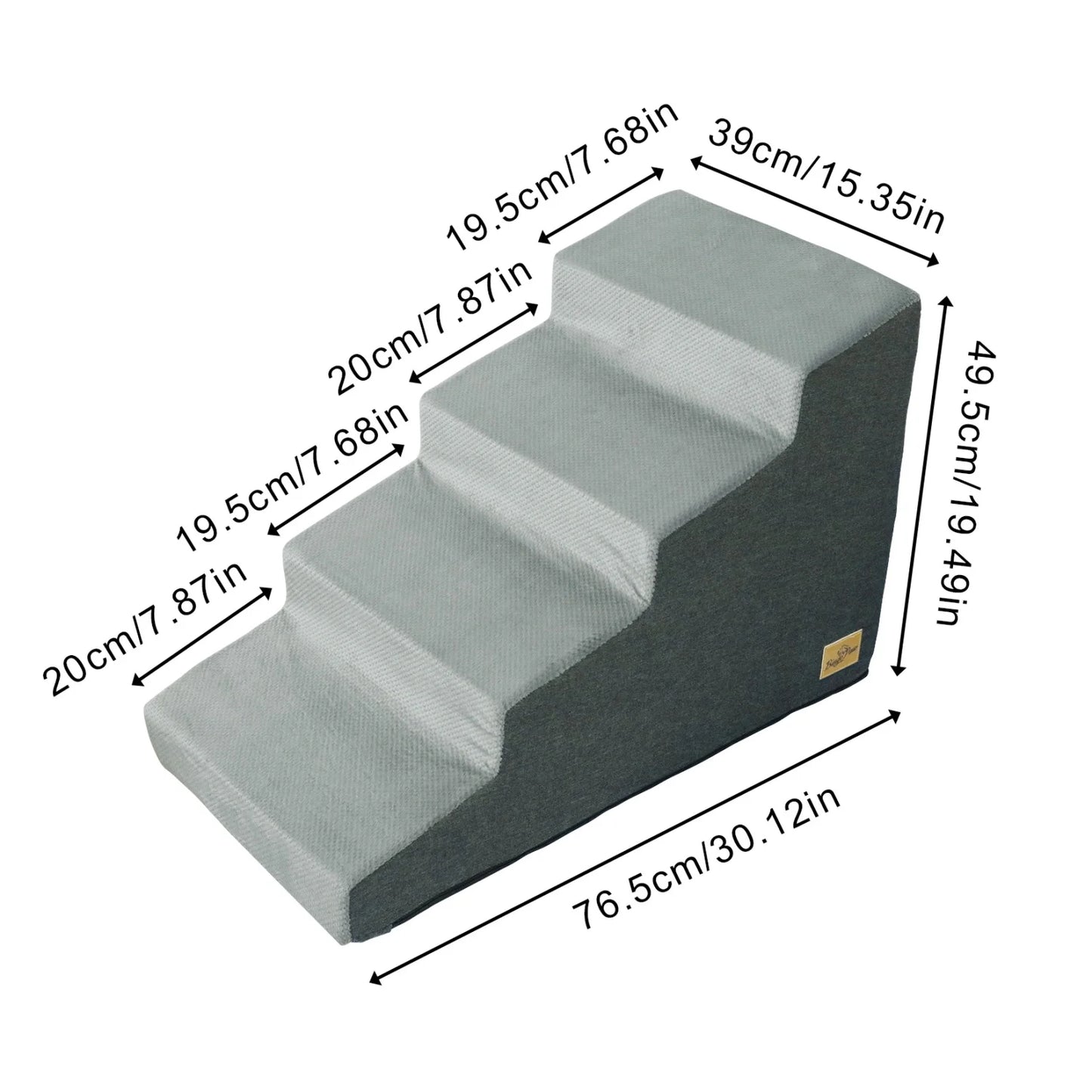 Dog Stairs Ramp With Washable Cover For Small Dogs