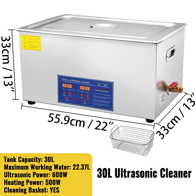SucceBuy Ultrasonic Cleaner For Dishes Home Use
