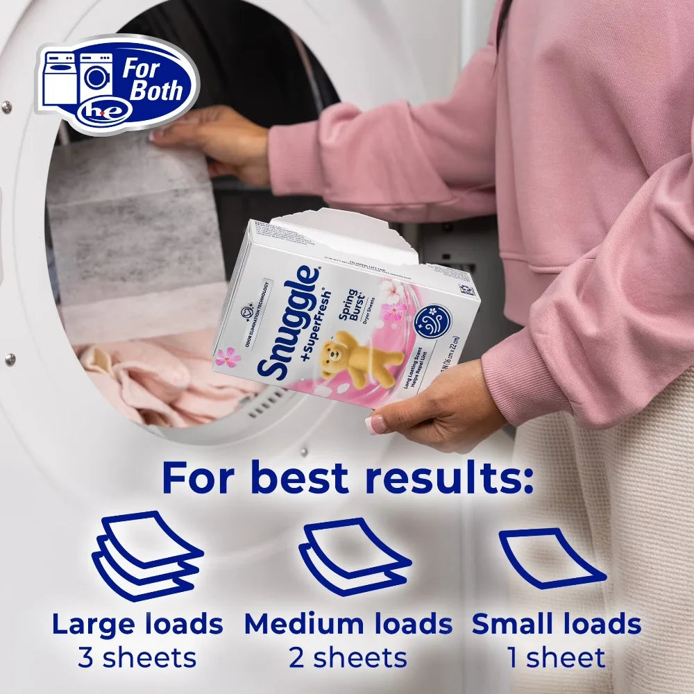 Snuggle SuperFresh Spring Burst Dryer Sheets