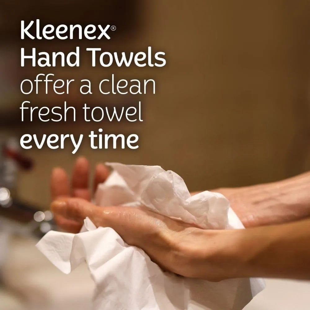 Disposable Paper Hand Towels, 6 Boxes, 60 Tissues per Box (360 Total), Soft & Absorbent, Fragrance Free