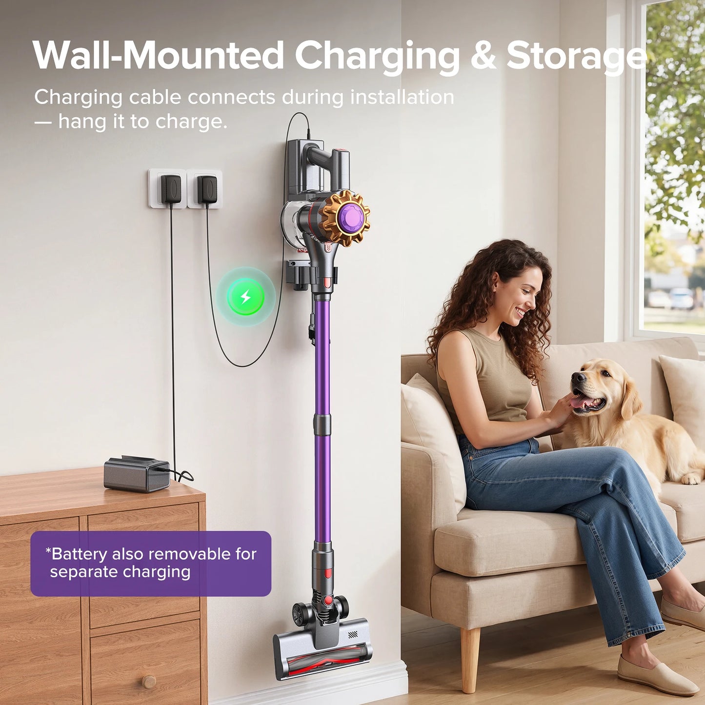 Lubluelu P7 Cordless Handheld Vacuum For Home And Pet Hair