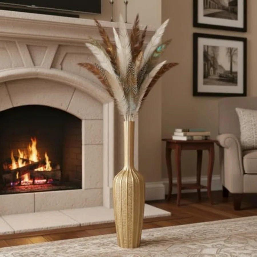 Elegant Floor Vase Porcelain Decor For Dried Flowers
