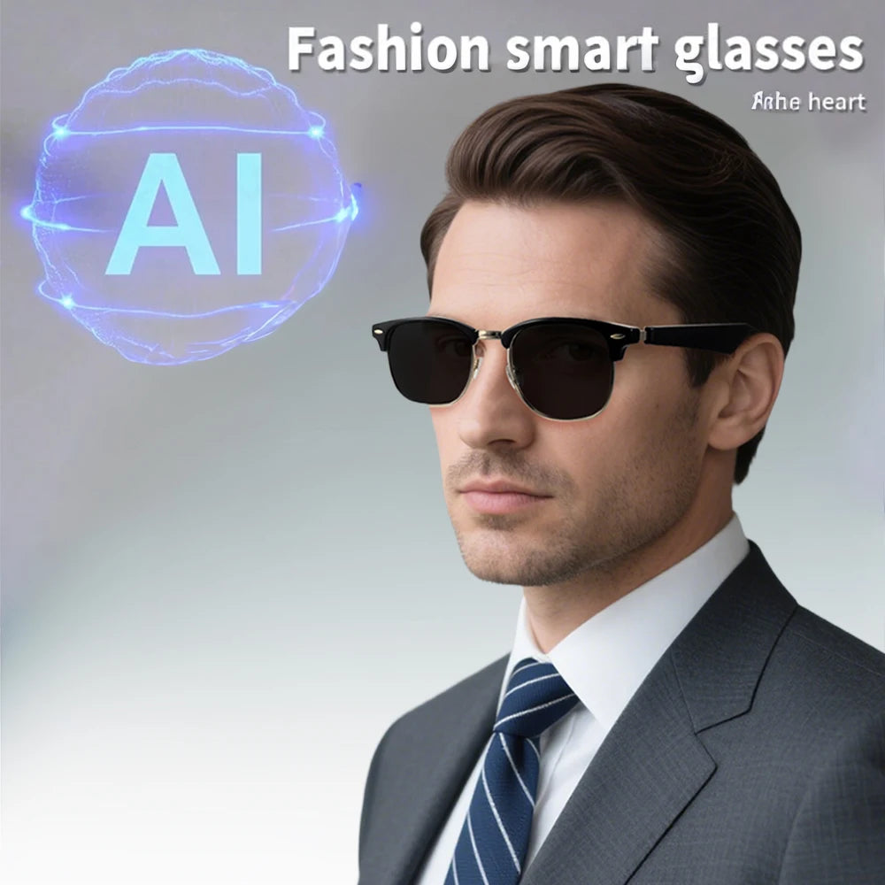 Smart Audio Glasses With Built In Speakers And Voice Control