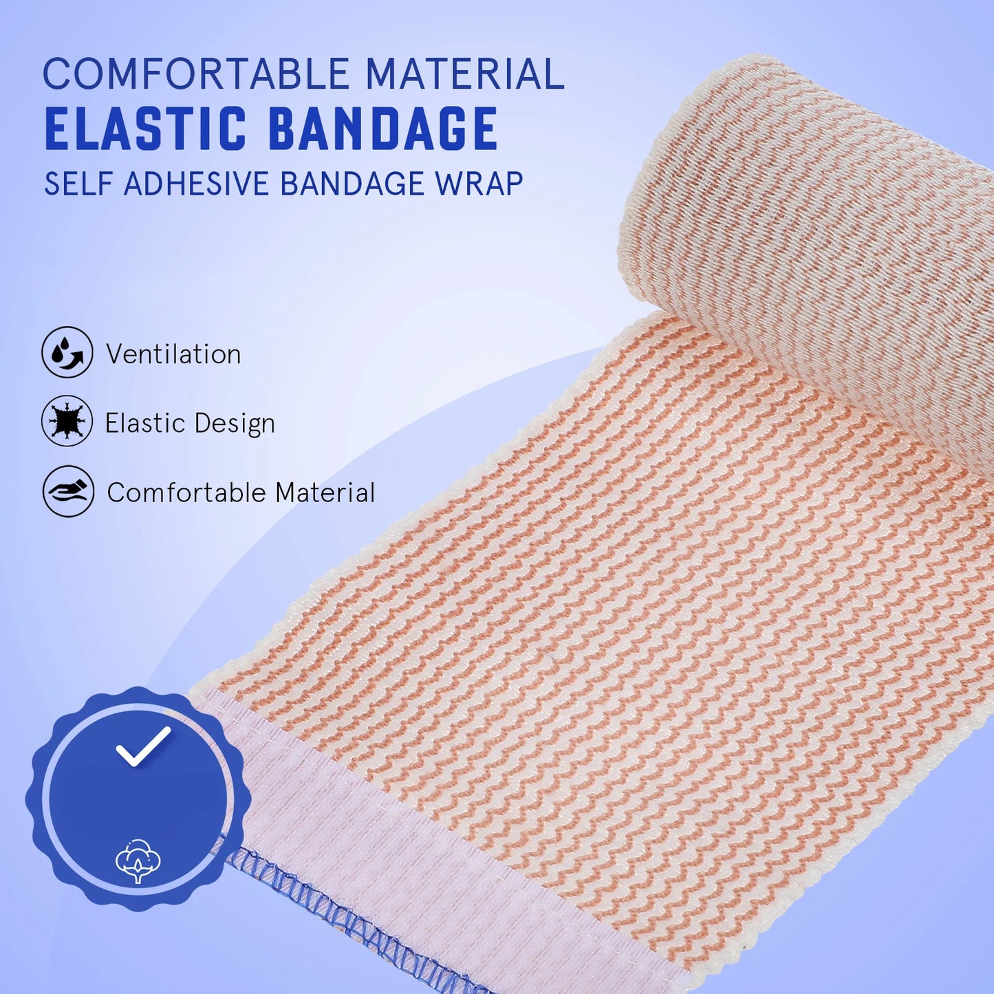 Elastic Bandage Wrap For Sports Injury Support