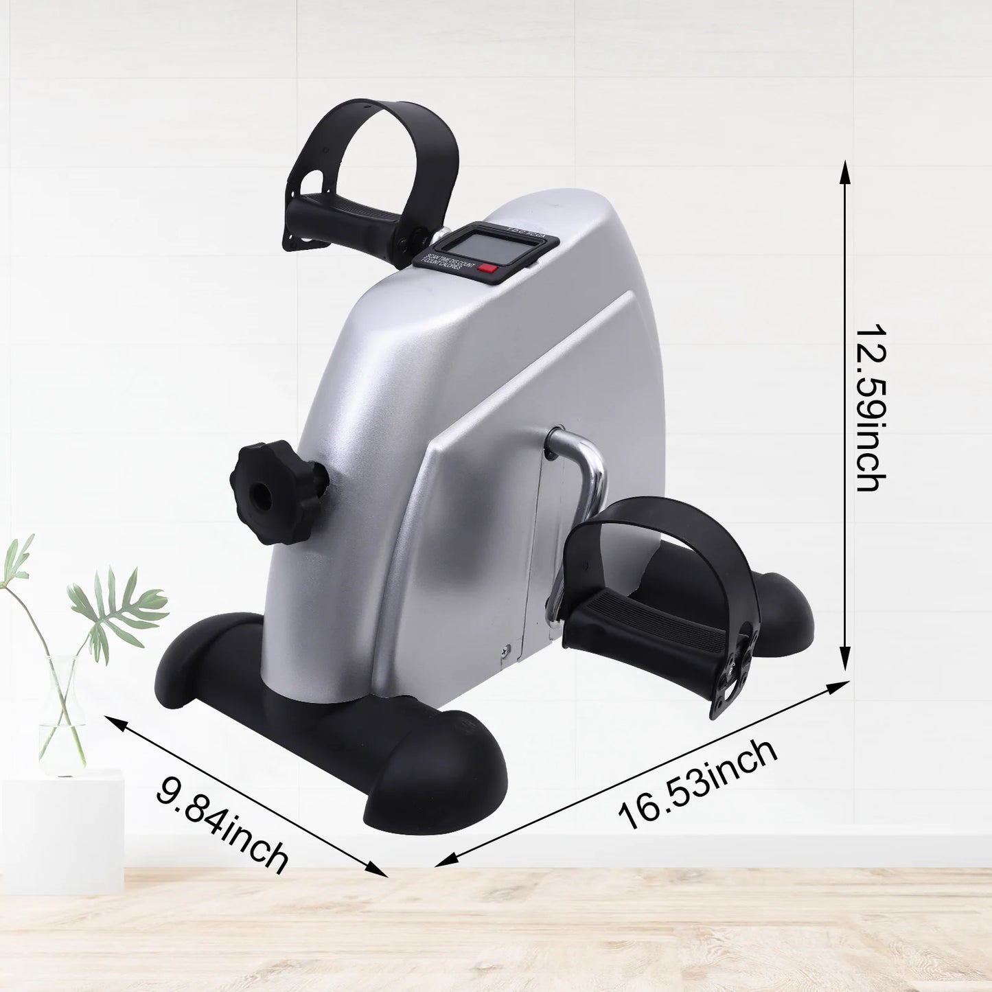 Under Desk Mini Stepper Pedal Exercise Bike With LCD Display