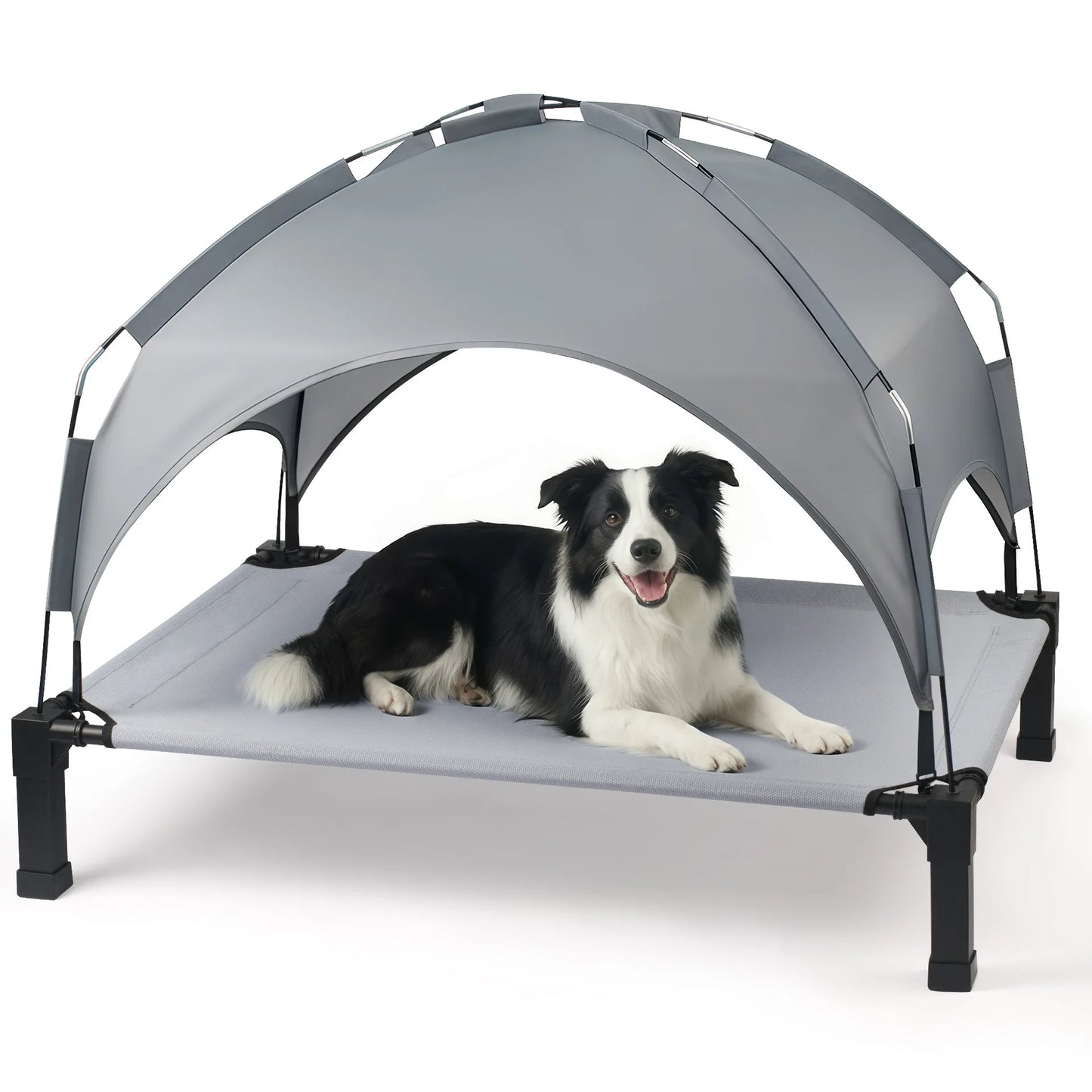 Outdoor Canopy Dog Bed With Removable Shade Tent