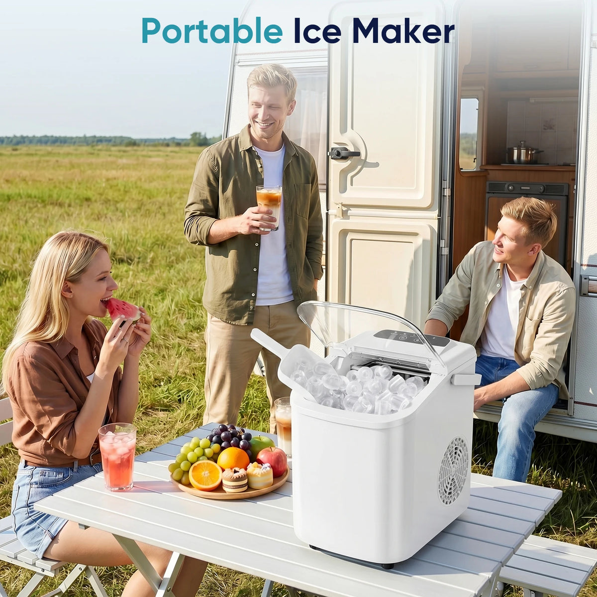 Portable Countertop Ice Maker For Home Use
