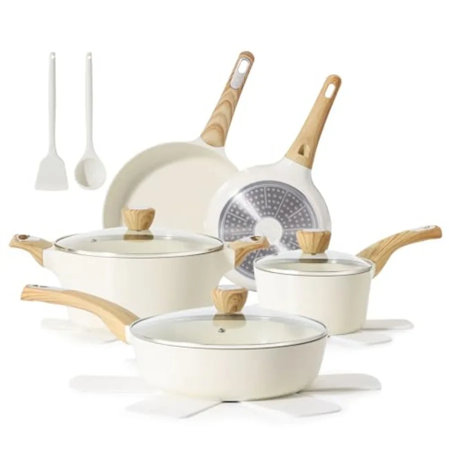 Pots And Pans Set Nonstick NonToxic Induction Cookware