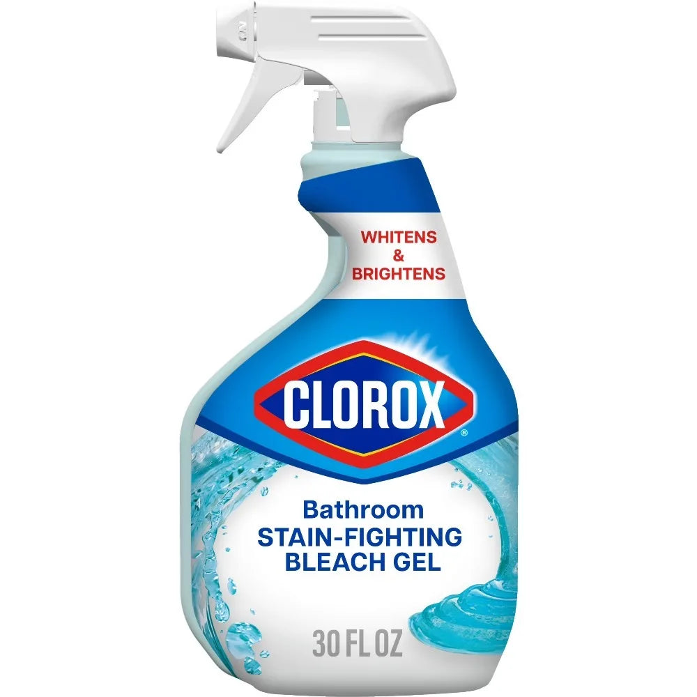 Powerful Bathroom Bleach Gel Cleaner for Tile Grout Toilet