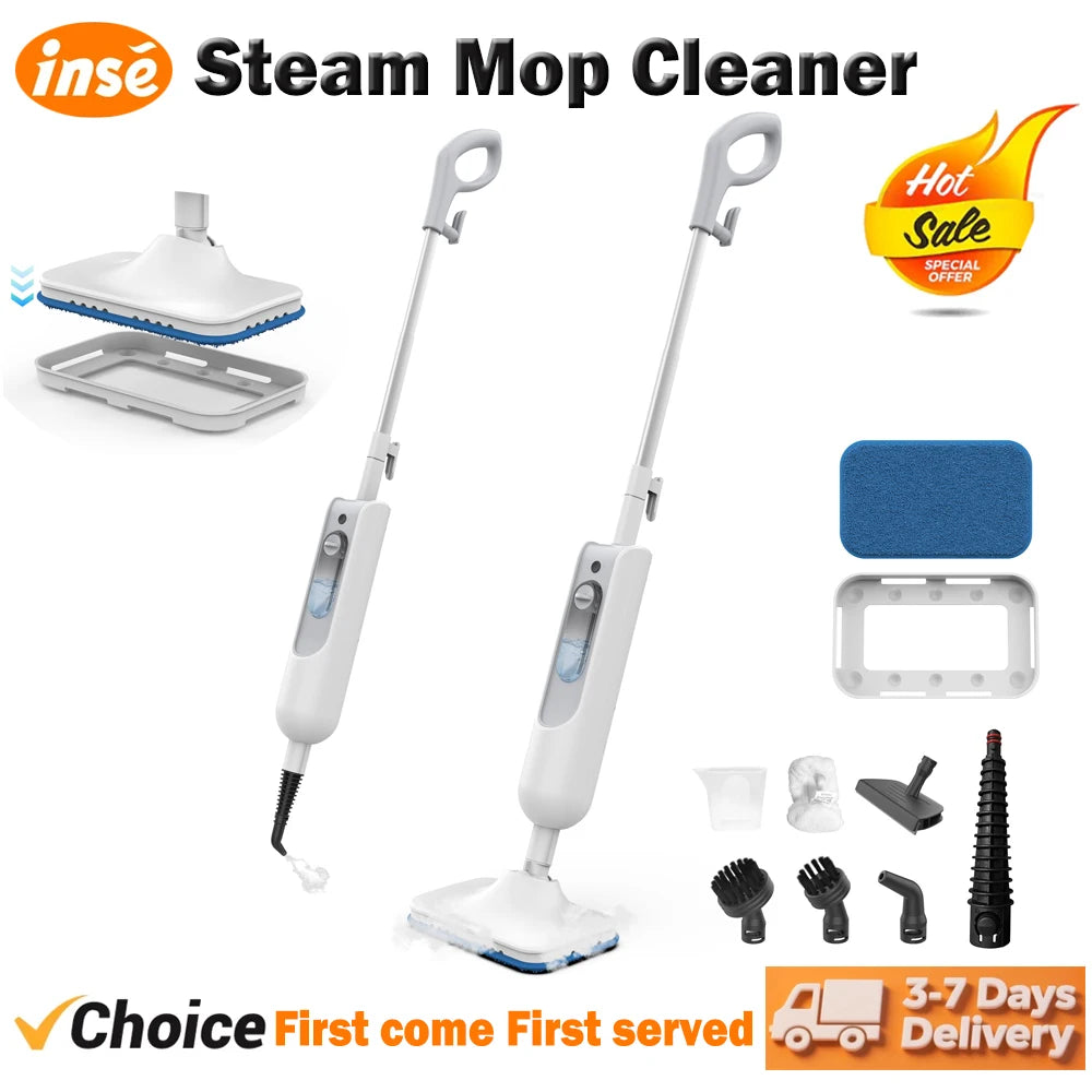 Inse 6 In 1 Power Steam Mop Floor Cleaner