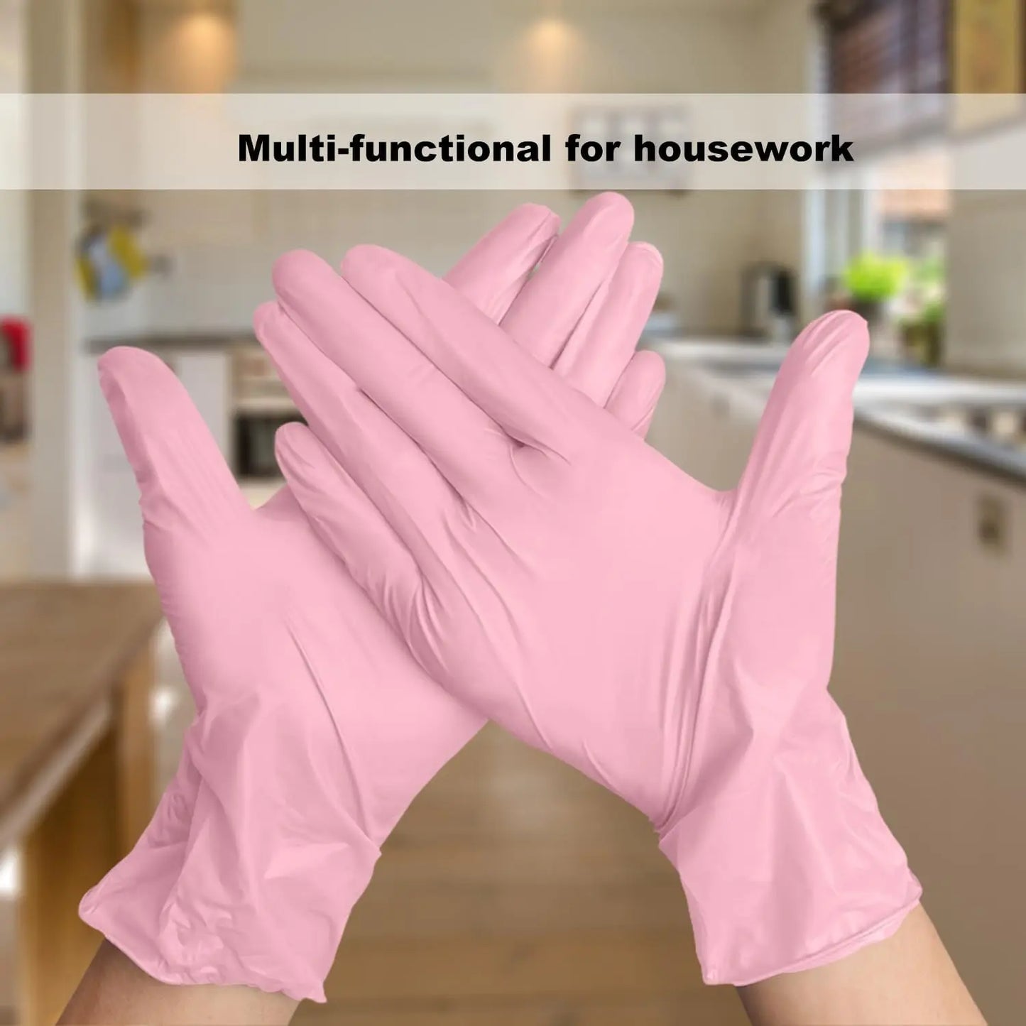Nitrile Gloves Disposable Household Cleaning Powder Free