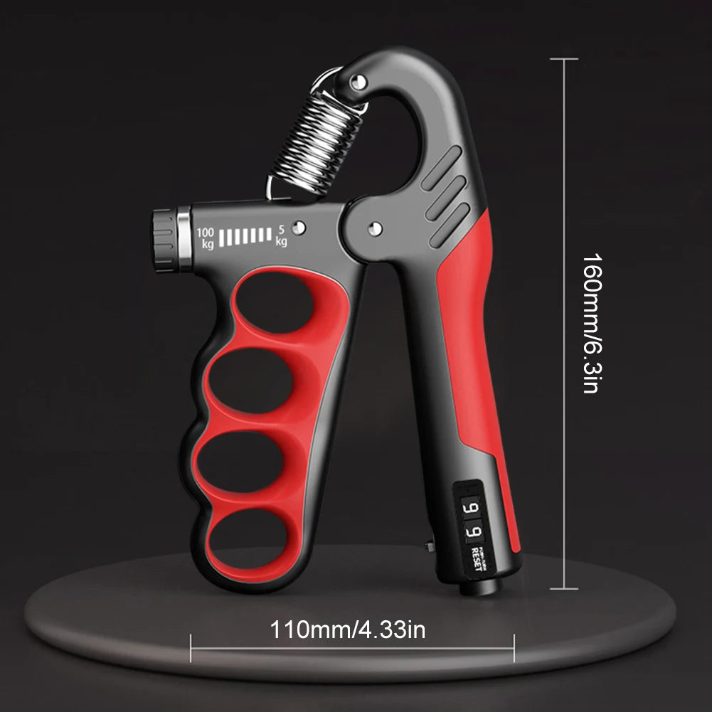 Adjustable Hand Grip Strengthener 5 to 100Kg With Counter