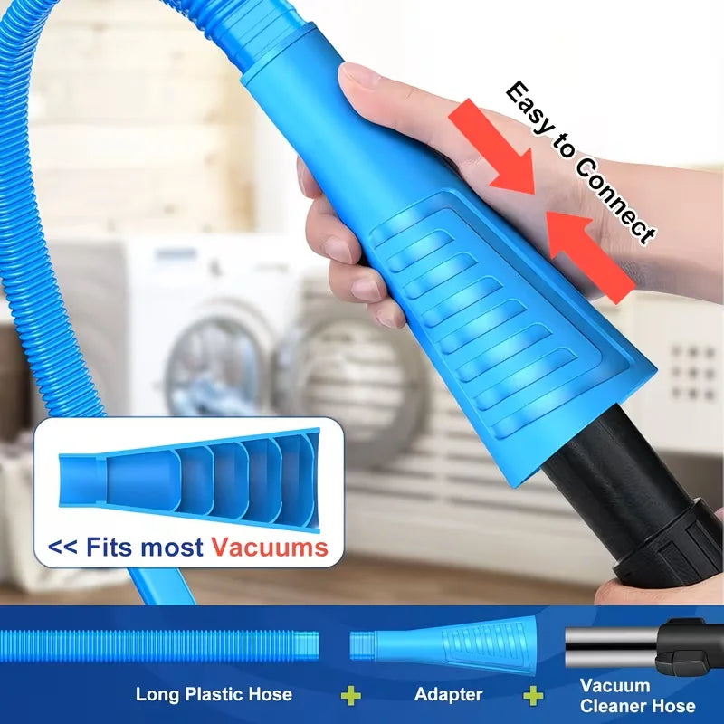 Dryer Vent Cleaning Kit With Velvet Brush And Vacuum Hose