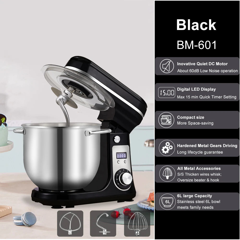 Biolomix Kitchen Stand Mixer With Quiet Motor