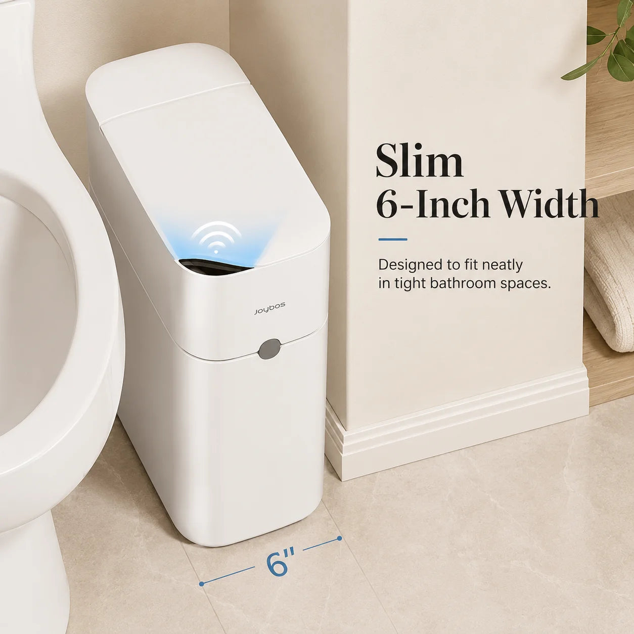 Joybos Touchless Trash Can With Motion Sensor