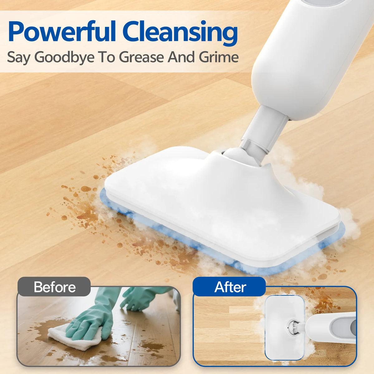 Vastorm Powerful Multi Function Handheld Steam Mop Cleaner