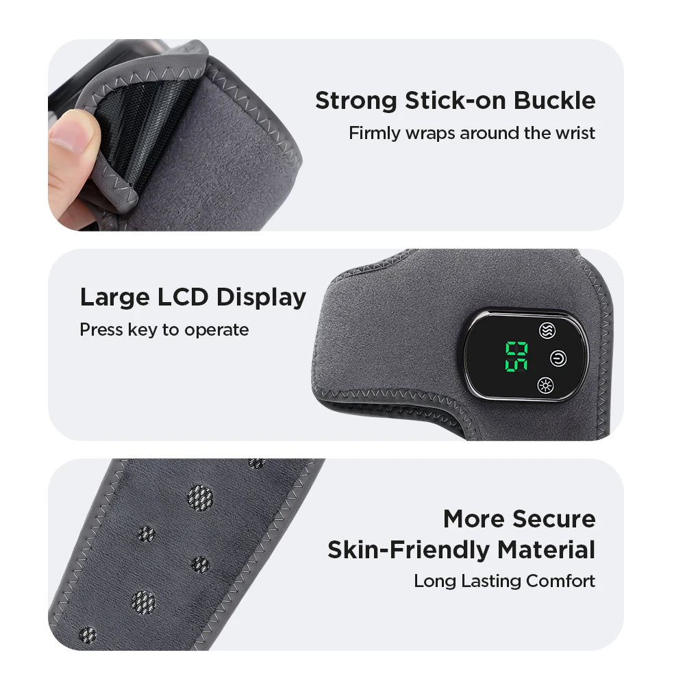 Hailicare Cordless Foot Ankle Massager With Heat Vibration
