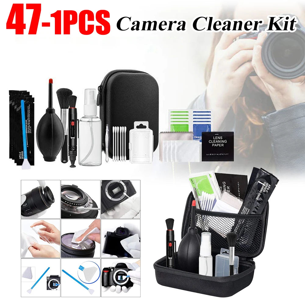 APWIKOGER DSLR Lens Cleaner Kit 47Pcs Sensor Cleaning