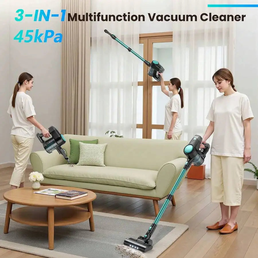XMSJ Cordless Stick Cleaner With Tube And LED Display