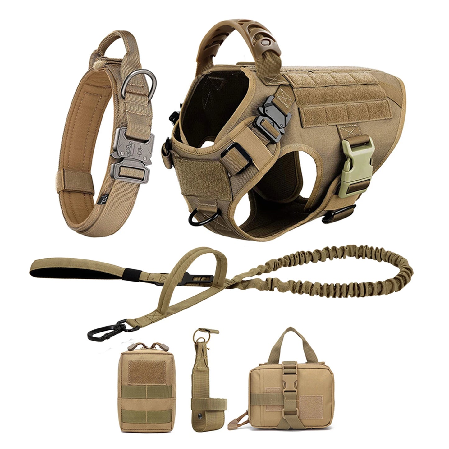 Dog Harness And Leash Set For Training Walks