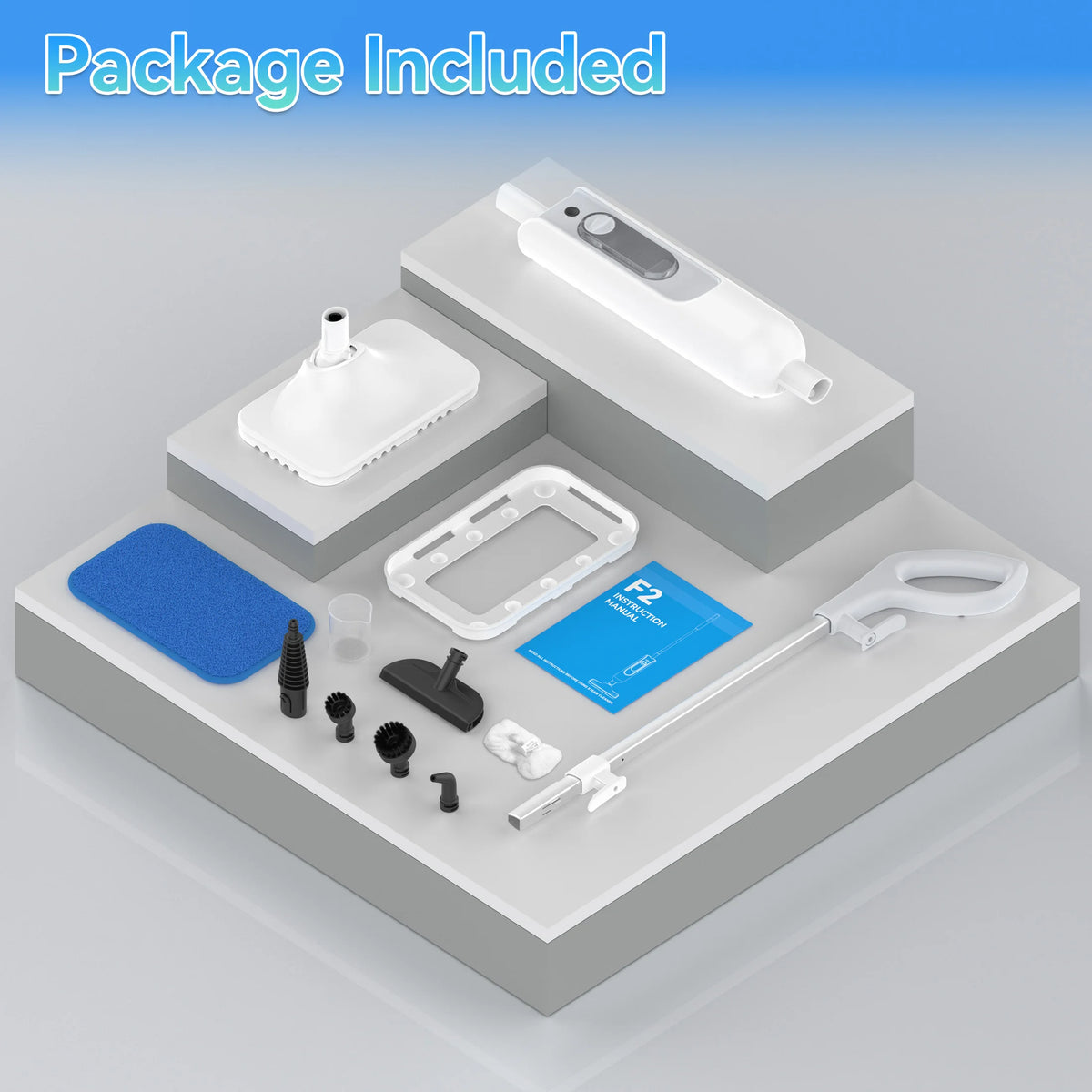 Inse 6 In 1 Power Steam Mop Floor Cleaner