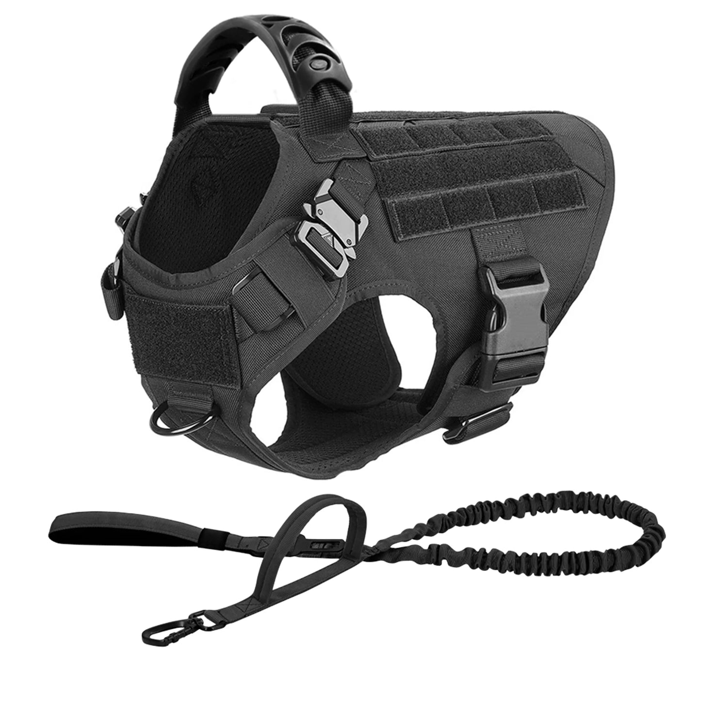 Dog Harness And Leash Set For Training Walks