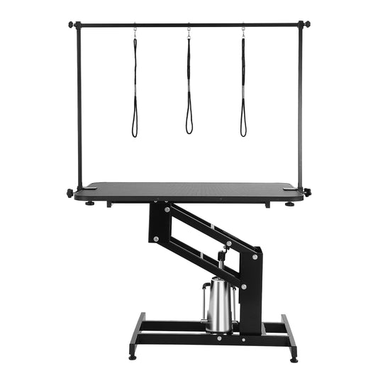SucceBuy Hydraulic Pet Grooming Table With Arm