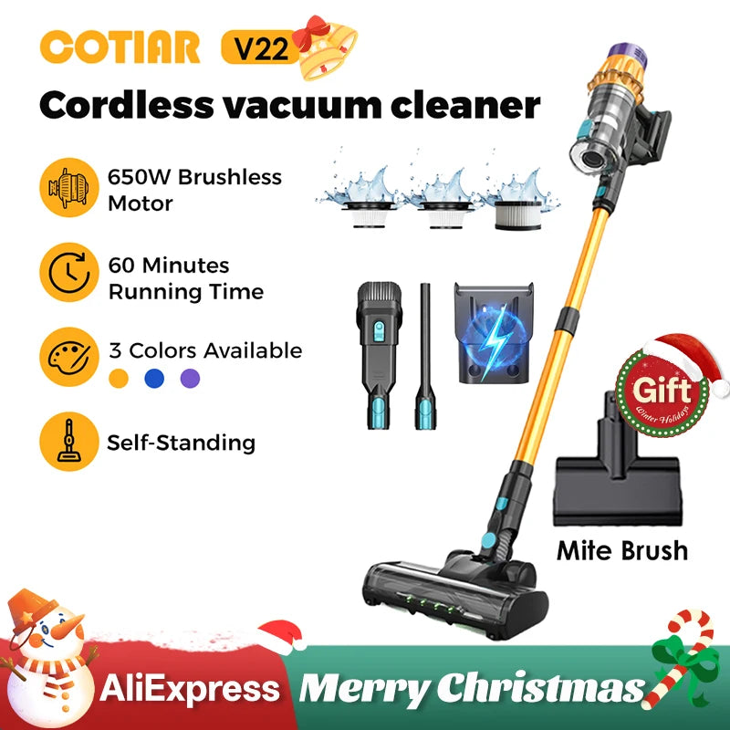 COTIAR V22 Cordless Handheld Vacuum Cleaner
