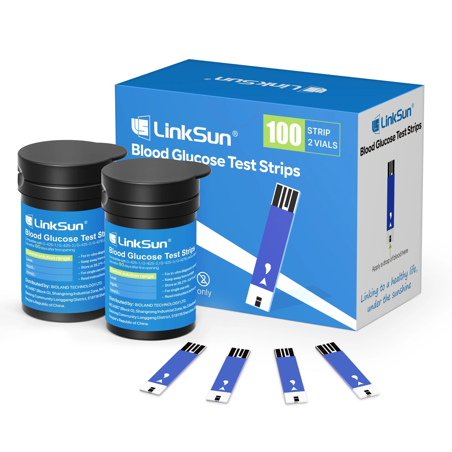 Linksun Blood Glucose Meter G-425-3 Glucometer Kit