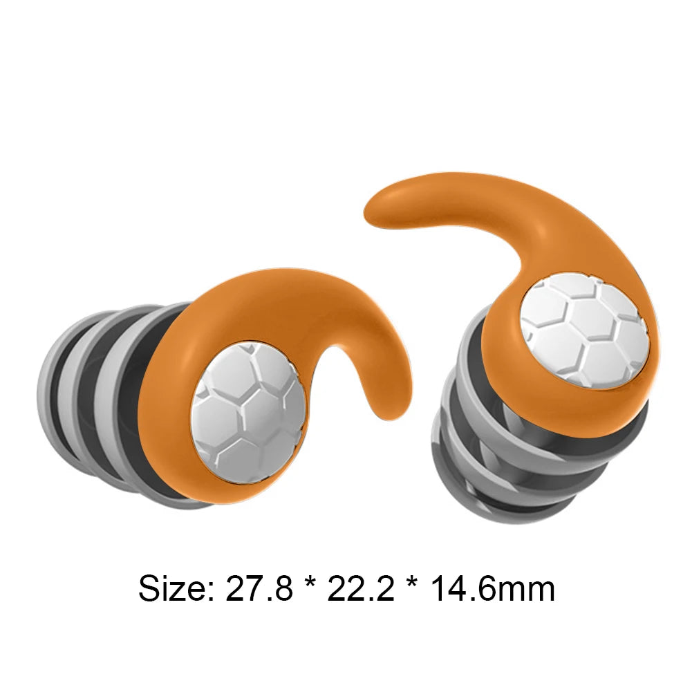 RZAHUAHU Silicone Earplugs Waterproof For Sleep And Swim
