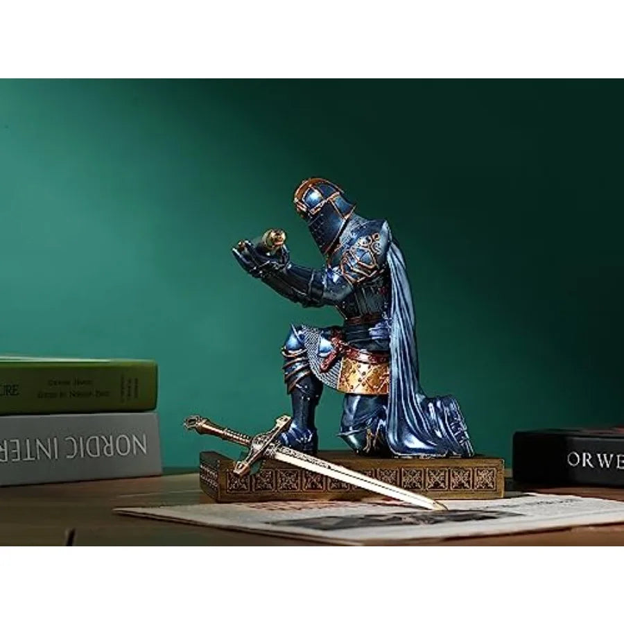 Knight Statue Pen Holder and Phone Stand