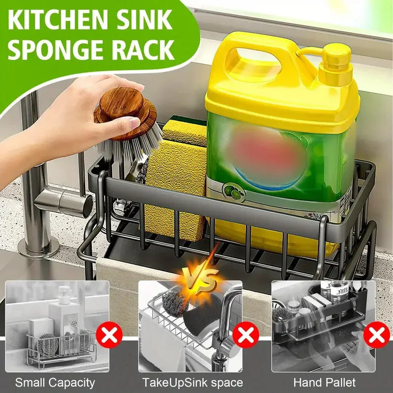 Stainless Steel Kitchen Sink Organizer Rack