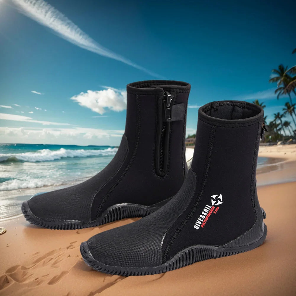 Neoprene Diving Boots Anti Slip For Water Sports
